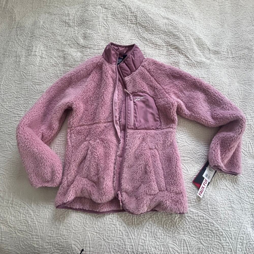 Reebok Pink Fleece NWT size M
